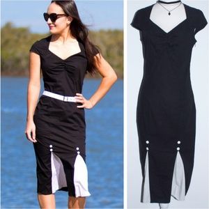 💋 CHIC Star Vintage Retro 50s Pinup Wiggle Dress